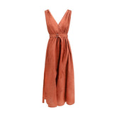 Brunello Cucinelli Multicolor Cotton Casual Dress