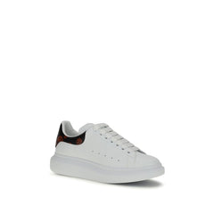Alexander McQueen White Calf Leather Bos Taurus Low Top Sneakers