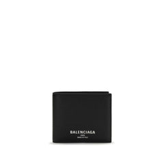Balenciaga Black Calf Leather Bos Taurus Wallet