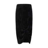Valentino Black Viscose Long Skirt
