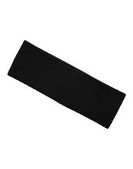Dolce & Gabbana Men Black White Cashmere Logo Head Band Hat