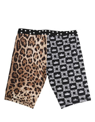 Dolce & Gabbana Multicolor Patterned Cycling Bike Shorts Underwear
