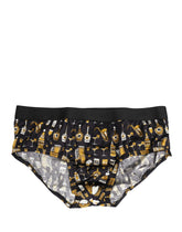 Dolce & Gabbana Black Jazz Cocktail Men Brando Brief Underwear