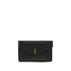 Saint Laurent Black Lamb Ovis Aries Aries Shoulder Bag