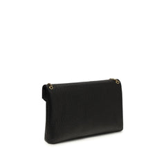 Saint Laurent Black Lamb Ovis Aries Aries Shoulder Bag