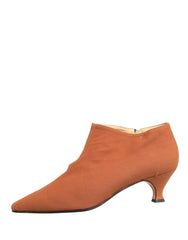 Dolce & Gabbana Brown Suede Ankle Boots Shoes