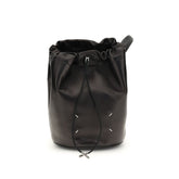 Maison Margiela Black Calf Leather Bos Taurus Shoulder Bag