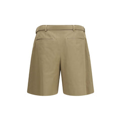 Saint Laurent Beige Cotton Bermuda Shorts