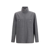 Valentino Gray Polyester Coat