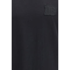 Dolce & Gabbana Black Cotton T-Shirt