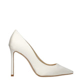 Jimmy Choo Beige Satin Platform Pumps