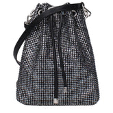Jimmy Choo Black Satin Crossbody Bag