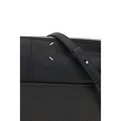 Maison Margiela Black Calf Leather Bos Taurus Clutch Bag