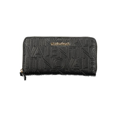 Valentino Black Polyurethane Womens Wallet