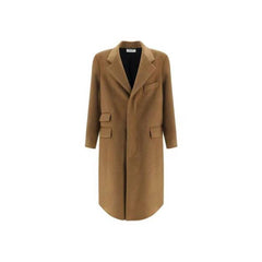 Saint Laurent Brown Wool False