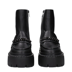 Jimmy Choo Black Leather Ankle Boots