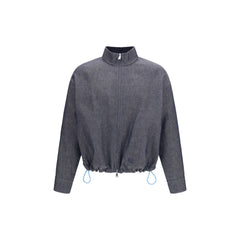 Fendi Blue Linen Denim Jacket