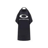 Balenciaga Black Cotton Casual Dress