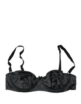 Dolce & Gabbana Black Semi-Pad Underwire Balconette Bra Underwear