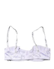 Dolce & Gabbana White Semi-Pad Underwire Balconette Bra Underwear