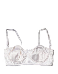 Dolce & Gabbana White Semi-Pad Underwire Balconette Bra Underwear