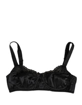 Dolce & Gabbana Black Semi-Pad Underwire Balconette Bra Underwear