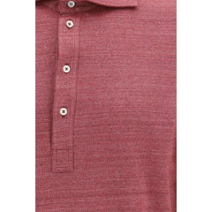 Brunello Cucinelli Multicolor Linen Polo Shirt