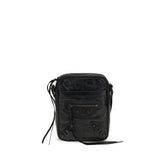 Balenciaga Black Lamb Ovis Aries Aries Shoulder Bag