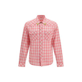 Versace Multicolor Cotton Pattern Shirt