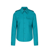 Bottega Veneta Bicolor Elastane Dress Shirt