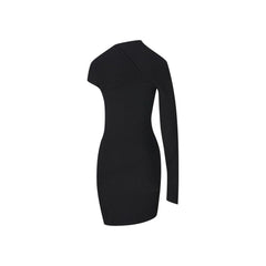 Balenciaga Black Polyester Cocktail Dress