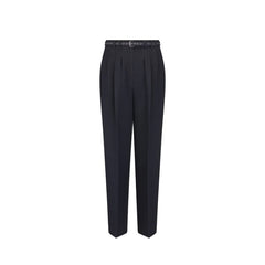 Dior Black Wool Dress Pants