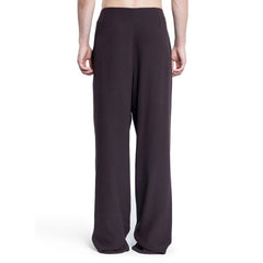 Saint Laurent Brown Silk Casual Pants