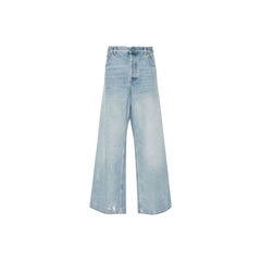 Valentino Blue Cotton Jeans Denim