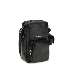 Balenciaga Black Lamb Ovis Aries Shoulder Bag