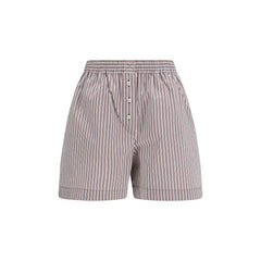 Brunello Cucinelli Multicolor Cotton Bermuda Shorts