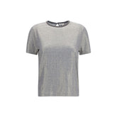 Brunello Cucinelli Multicolor Linen T-Shirt