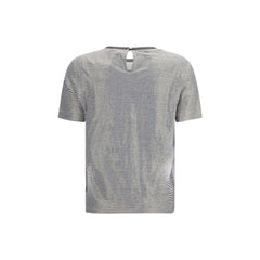 Brunello Cucinelli Multicolor Linen T-Shirt
