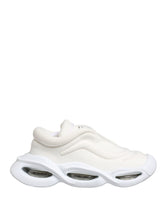 Dolce & Gabbana White Slip On Wave Low Top Sneakers Shoes