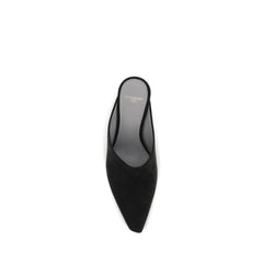 Balenciaga Black Suede Leather Mules