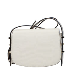 Jimmy Choo White Leather Shoulder Bag