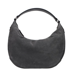 Jimmy Choo Gray Leather Shoulder Bag