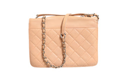 Chanel Goatskin Quilted Small CC Box Flap Bag