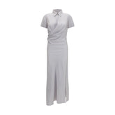 Alexander McQueen Multicolor Silk Casual Dress
