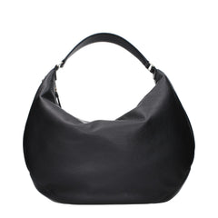 Jimmy Choo Black Leather Shoulder Bag