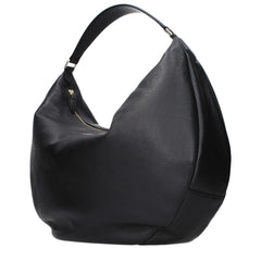 Jimmy Choo Black Leather Shoulder Bag