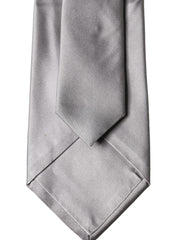 Dolce & Gabbana Gray Satin 100% Silk Adjustable Men Tied Necktie Tie