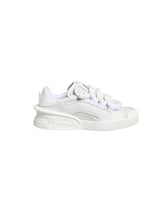 Dolce & Gabbana White Calfskin Leather Low Top Sneakers Shoes