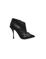 Dolce & Gabbana Black Devotion Quilted Buckled Boots Shoes