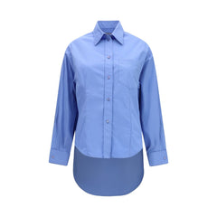 Balenciaga Blue Cotton Shirt